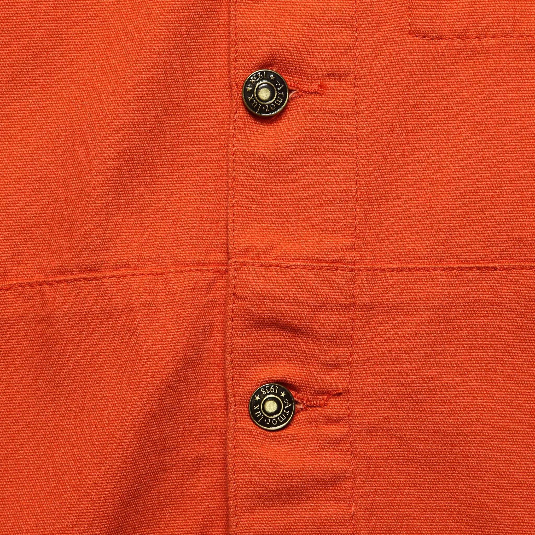 Cotton Chore Coat - Orange