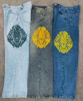 CR2302 Rework Embroidery Jeans - 10 Pcs