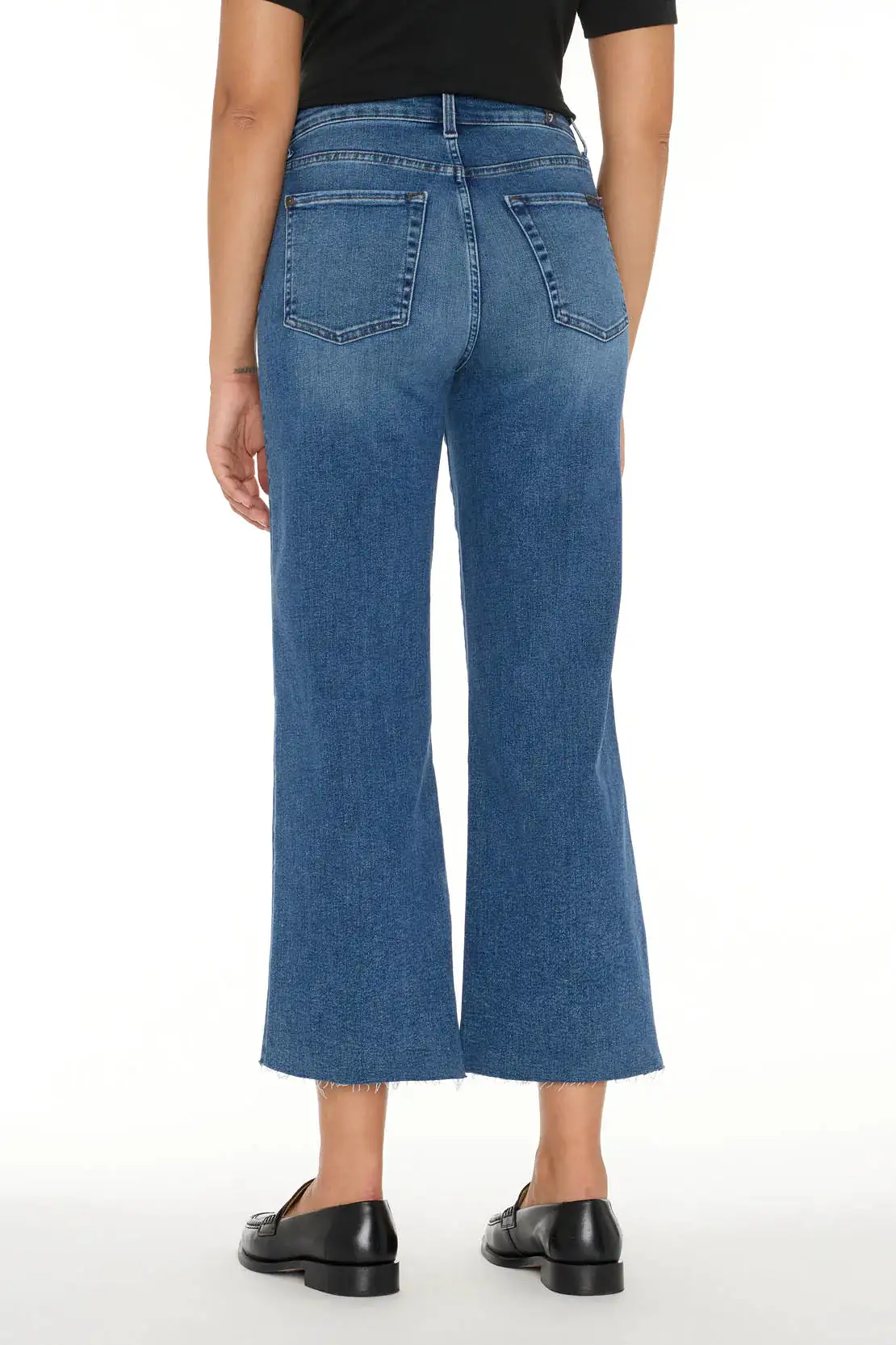 CROPPED ALEXA WITH RAW HEM (CLARA) - 7 FOR ALL MANKIND