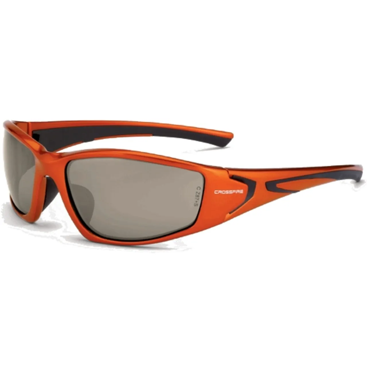 Crossfire RPG Burnt Orange Frame Demi-Copper Mirror Lens Safety Glasses 23125 - Box of 12