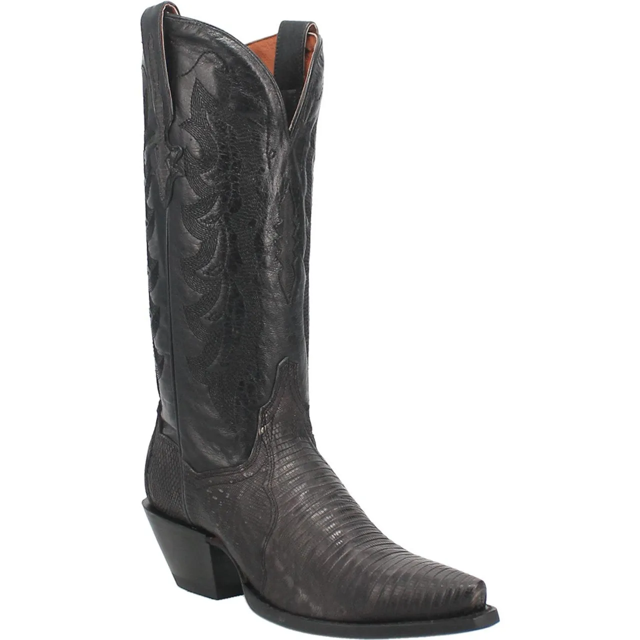 Dan PostExotic Women's Boot - Drifter (Charcoal) - DP3008 Lizzard