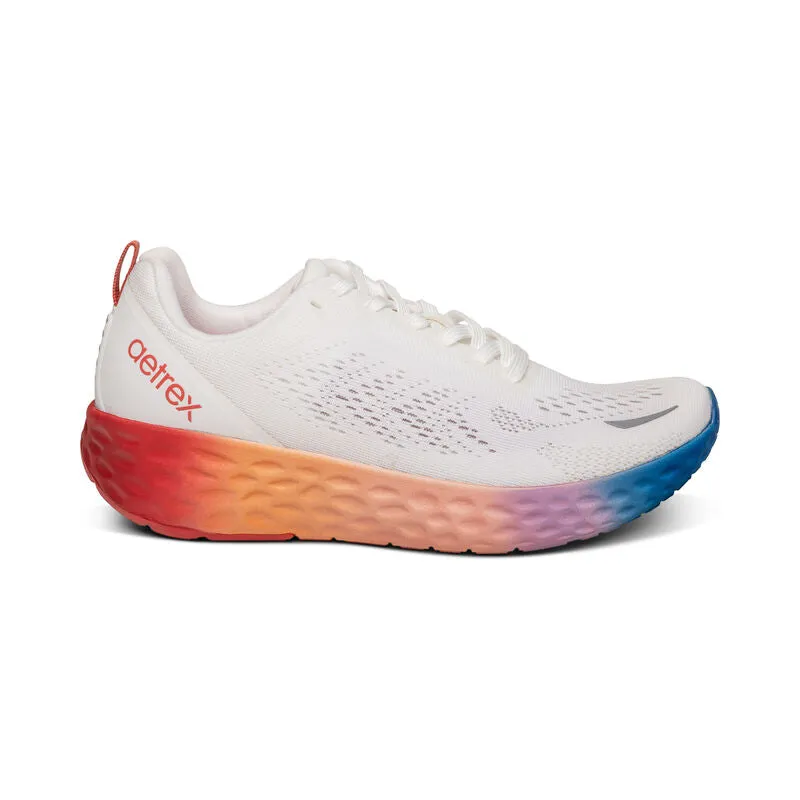  Danika Arch Support Sneaker in White Ombre  