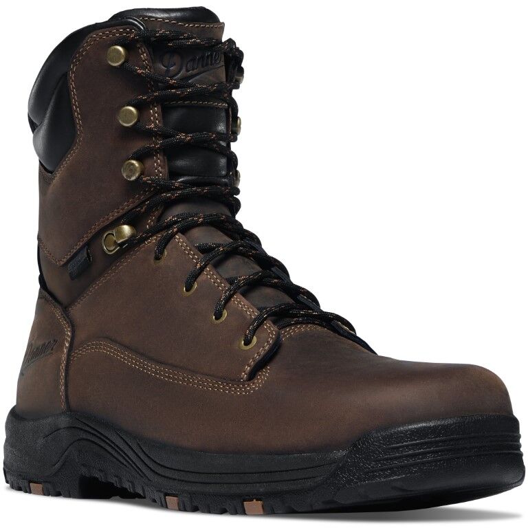 Danner Men's Caliper 8-In Waterproof Aluminum Toe Boot in Brown