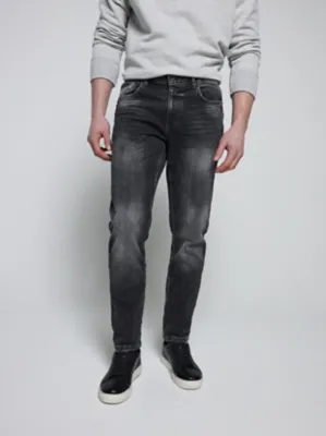 Dark Grey Slim Fit Jeans | Men | George at ASDA