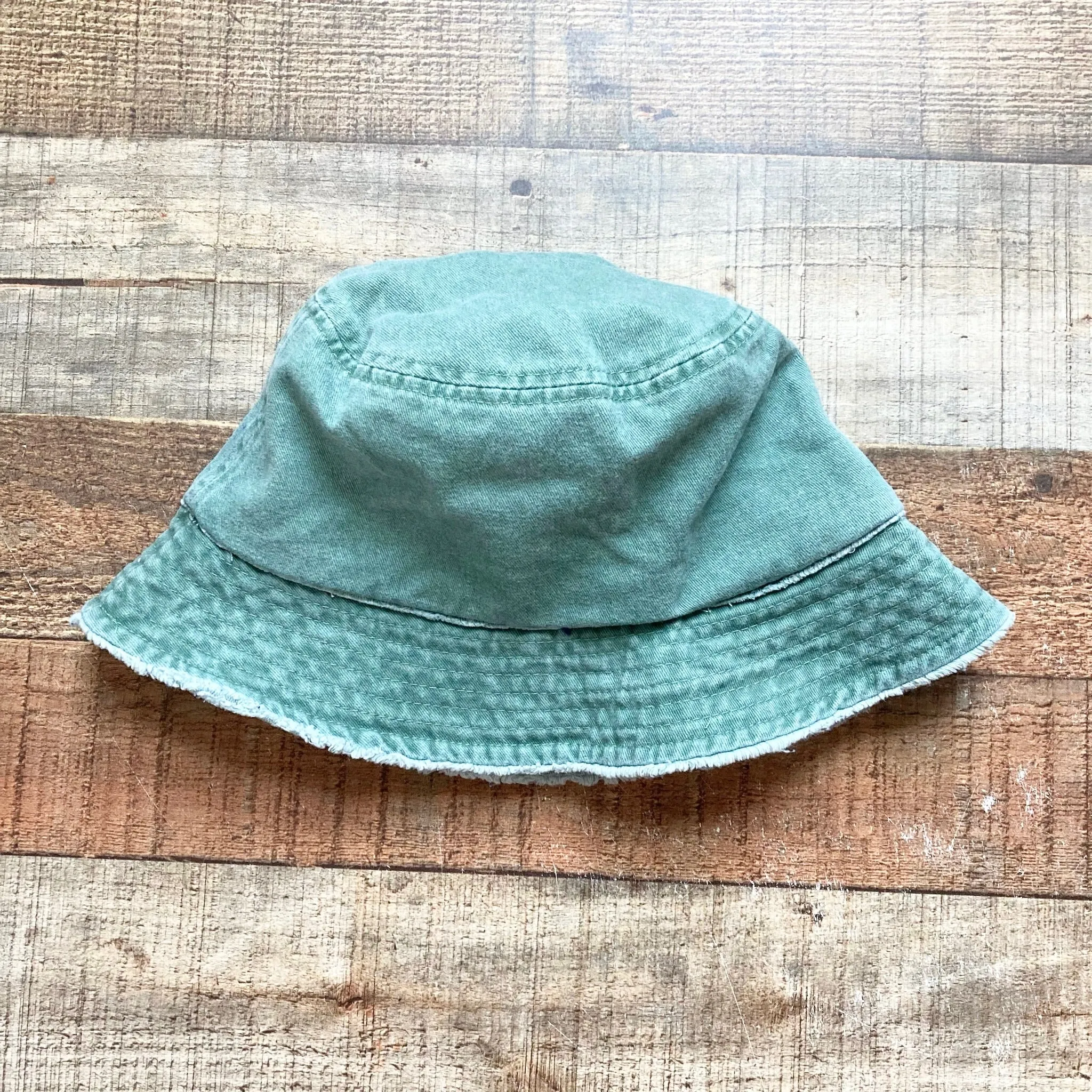 David and Young (Pink Lily) Sage Raw Hem Bucket Hat