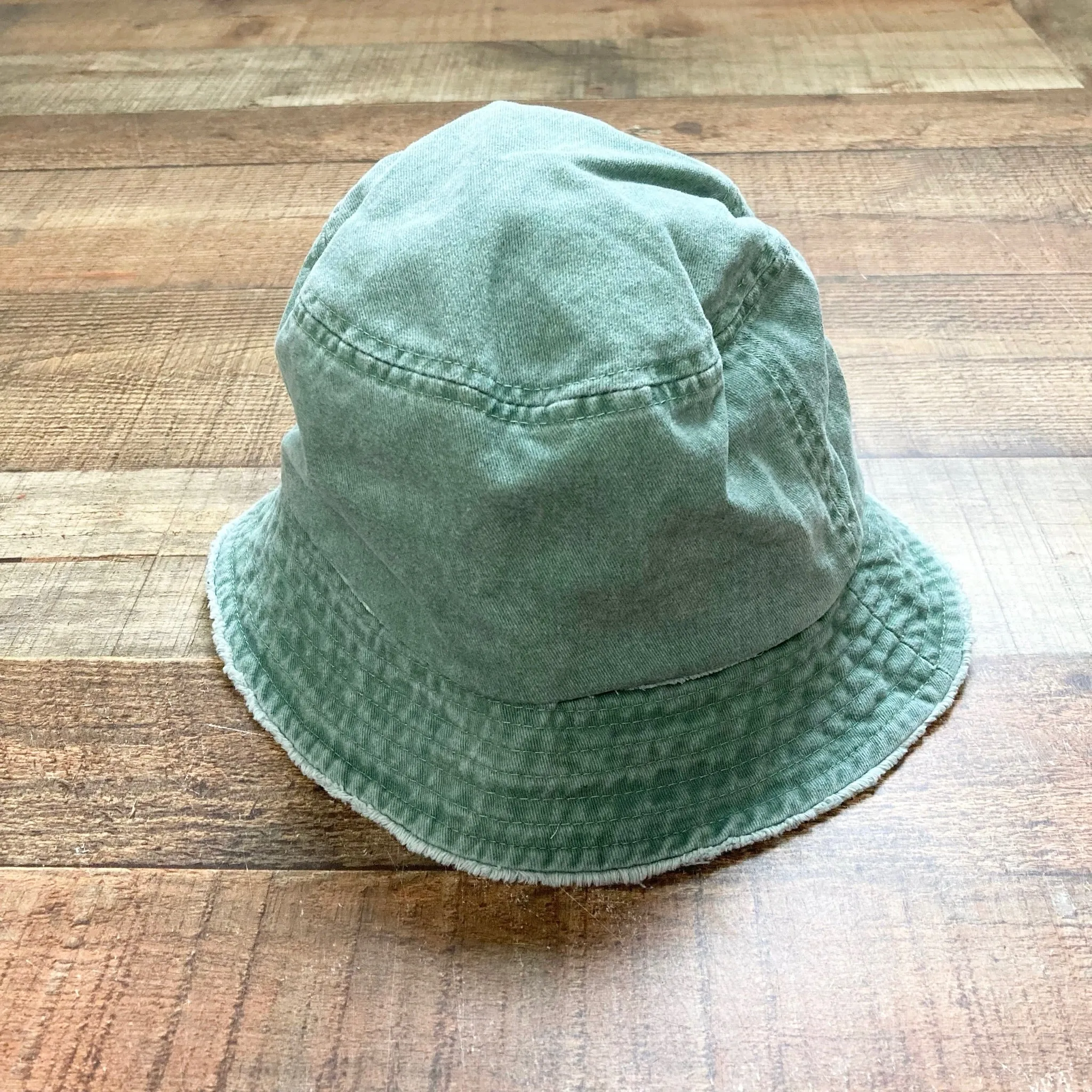 David and Young (Pink Lily) Sage Raw Hem Bucket Hat