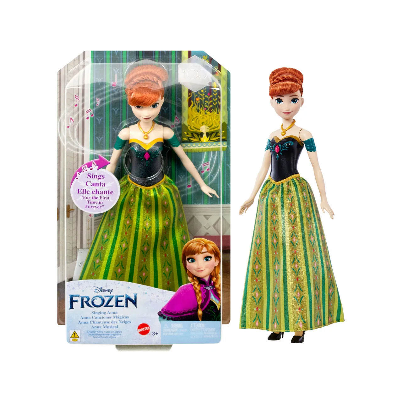 DISNEY PRINCESS Disney Princess Frozen Singing Anna Doll - Multi