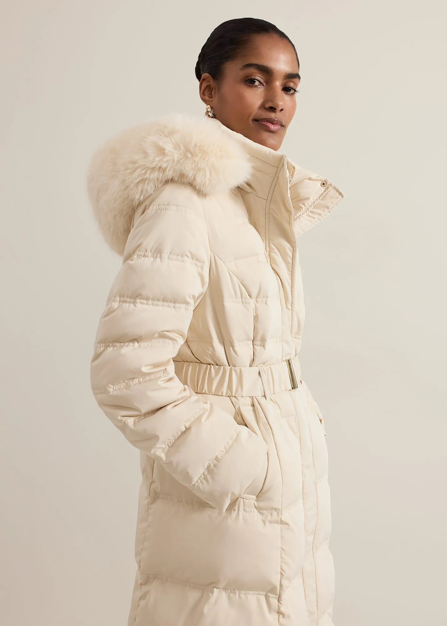 Dixie Long Fur Hood Puffer