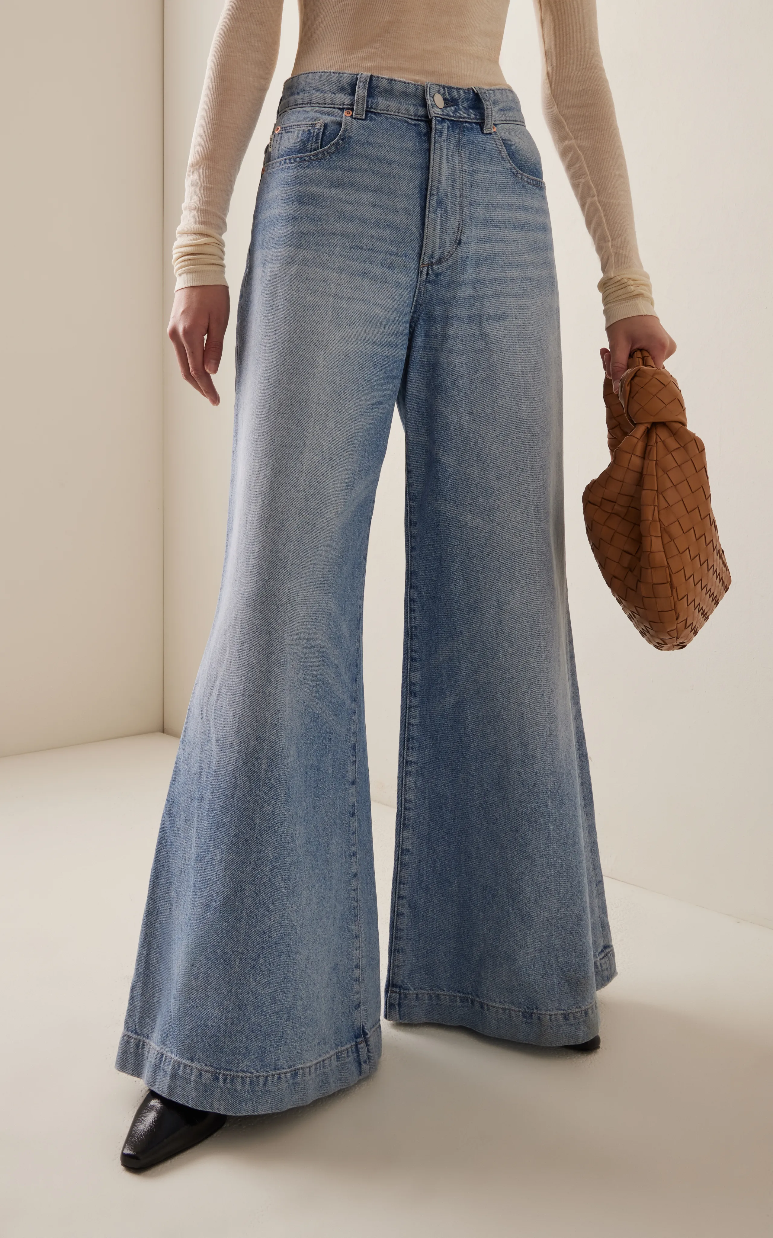 DL1961 Lucila Rigid High-Rise Wide-Leg Jeans