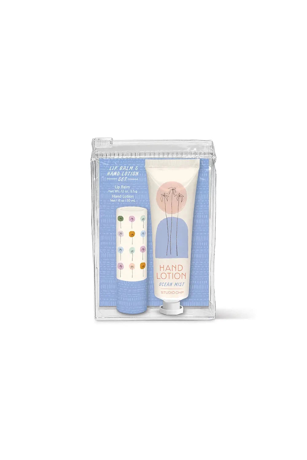 Dotted Palms Lip Balm/Lotion Set