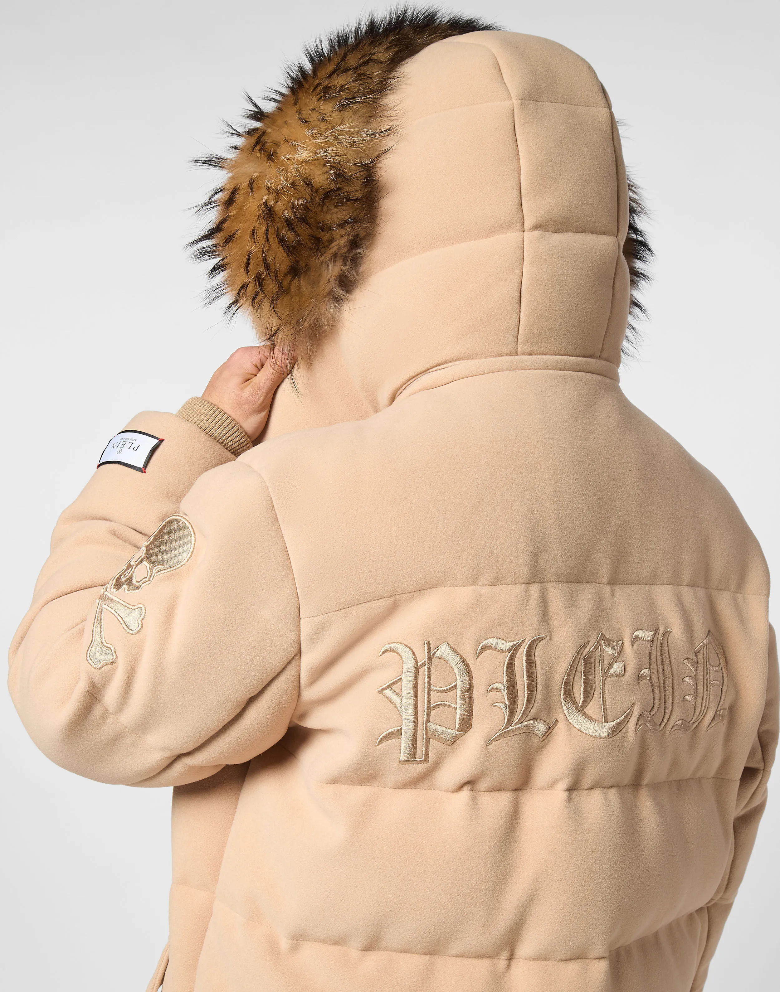 Down Jacket WIth Fur Hood