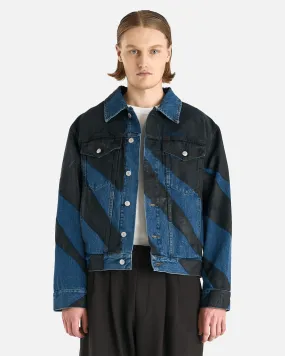 Dries Van Noten Vuskin SC Jacket in Blue