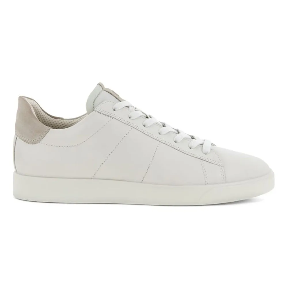 ECCO STREET LITE RETRO SNEAKER WHITE/GRAVEL - MENS