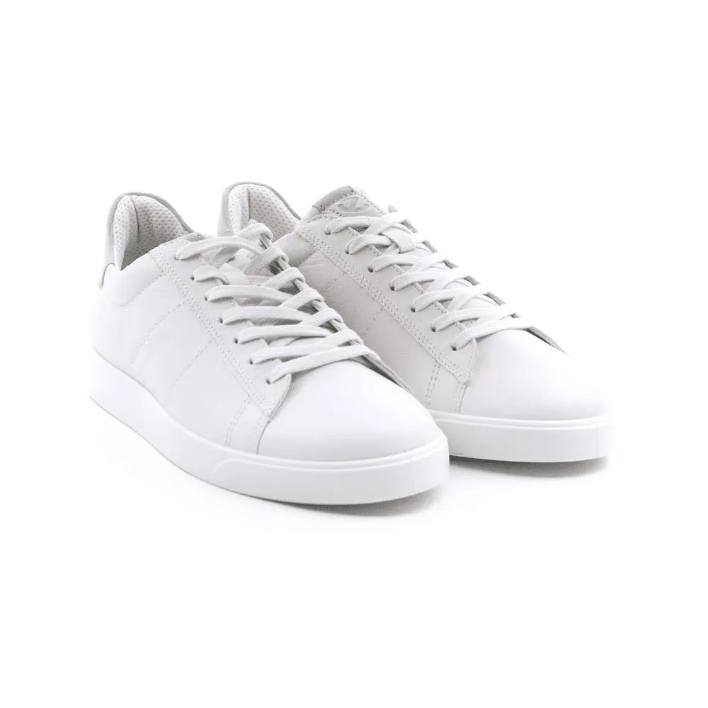 ECCO STREET LITE RETRO SNEAKER WHITE/GRAVEL - MENS