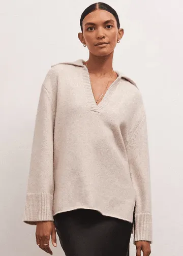 Ember Sweater - Light Oatmeal Heather