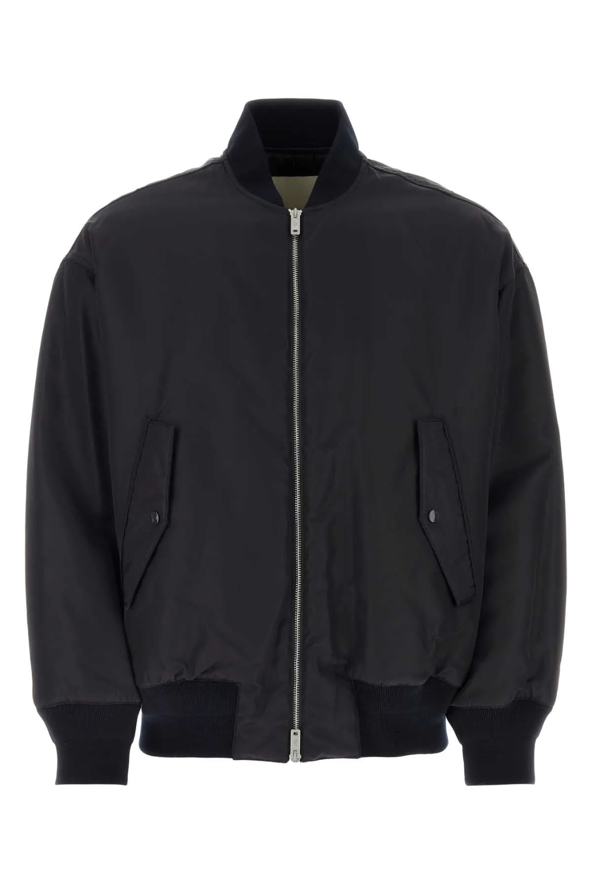 Emporio Armani Black Nylon Padded Bomber Jacket