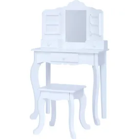 Fantasy Fields by Teamson Kids Little Princess Anna Medium Vanity, White