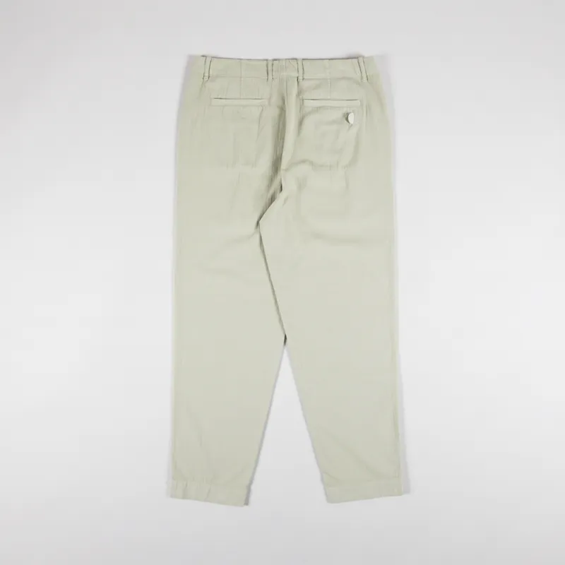 Folk Assembly Pant Light Olive Herringbone