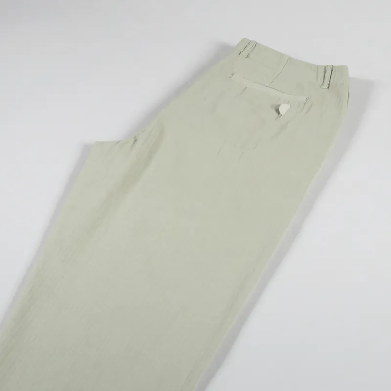 Folk Assembly Pant Light Olive Herringbone