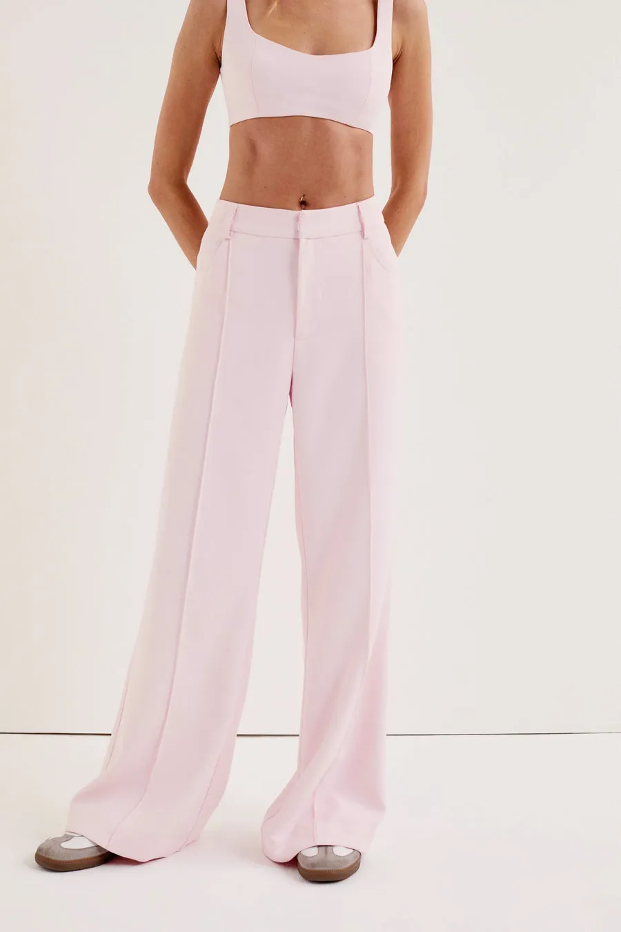 For Love & Lemons Shannon Pant - Light Pink