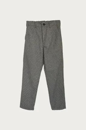 French Work Pant - Light Grey Houndstooth