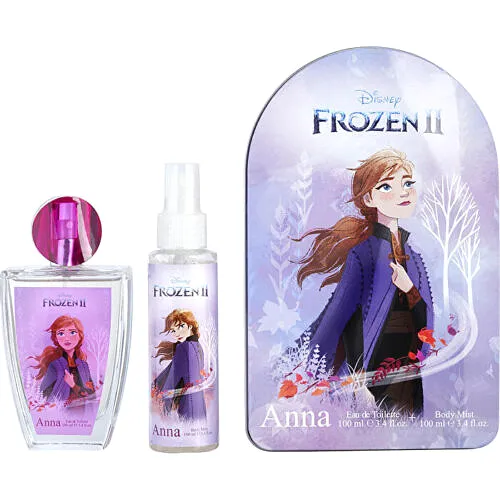 Frozen II Anna by for Kids - 2 Pc Gift Set 3.4oz Spray, 3.4oz Body Mist