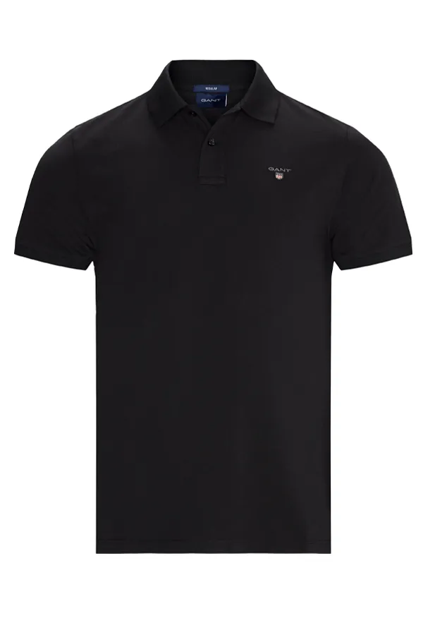 GANT Rugger Polo Regular Black