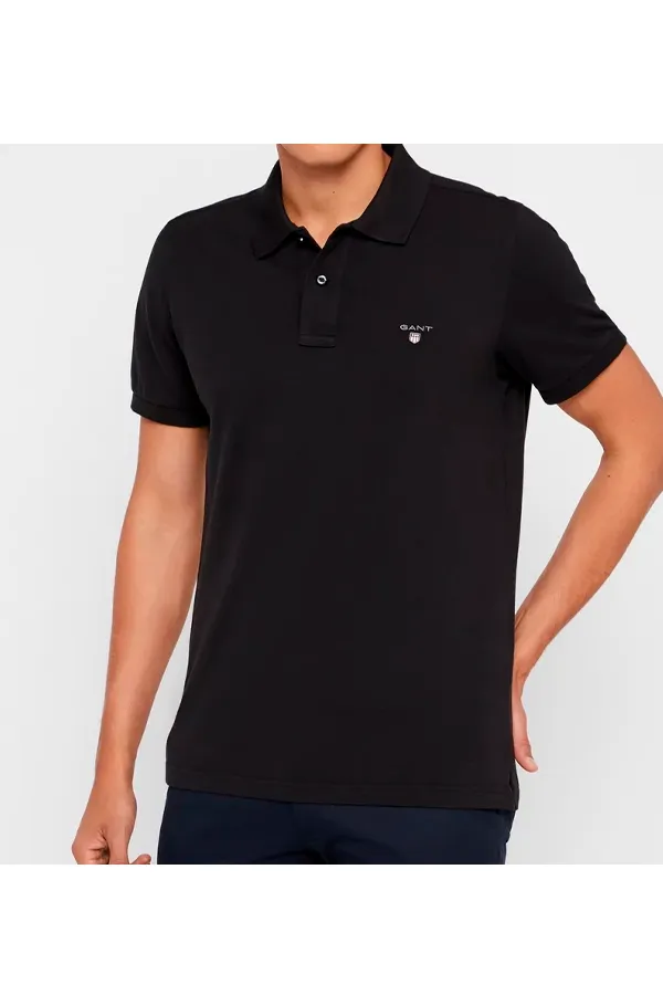 GANT Rugger Polo Regular Black