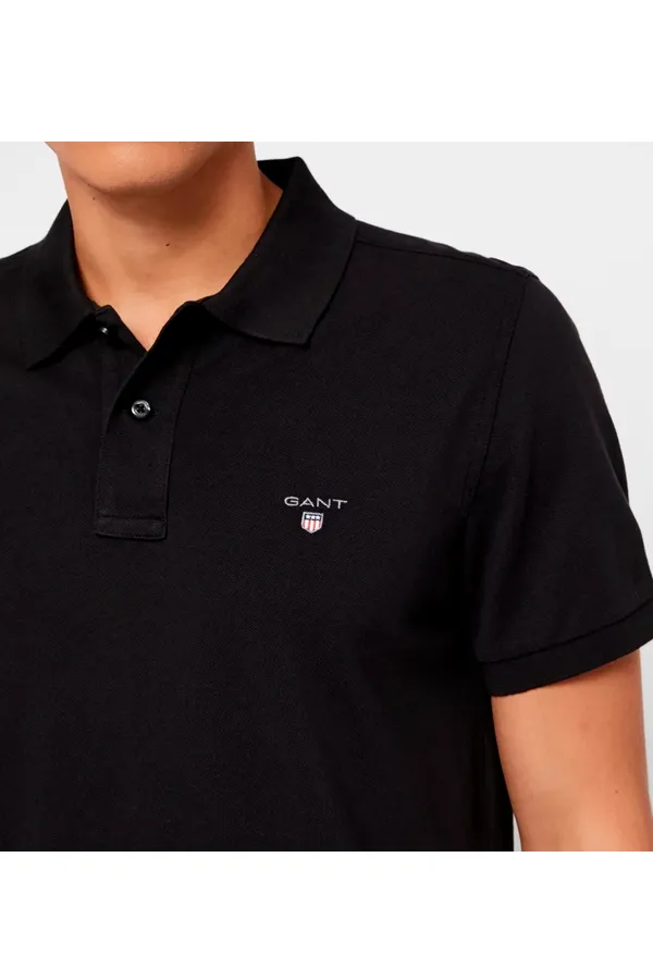 GANT Rugger Polo Regular Black