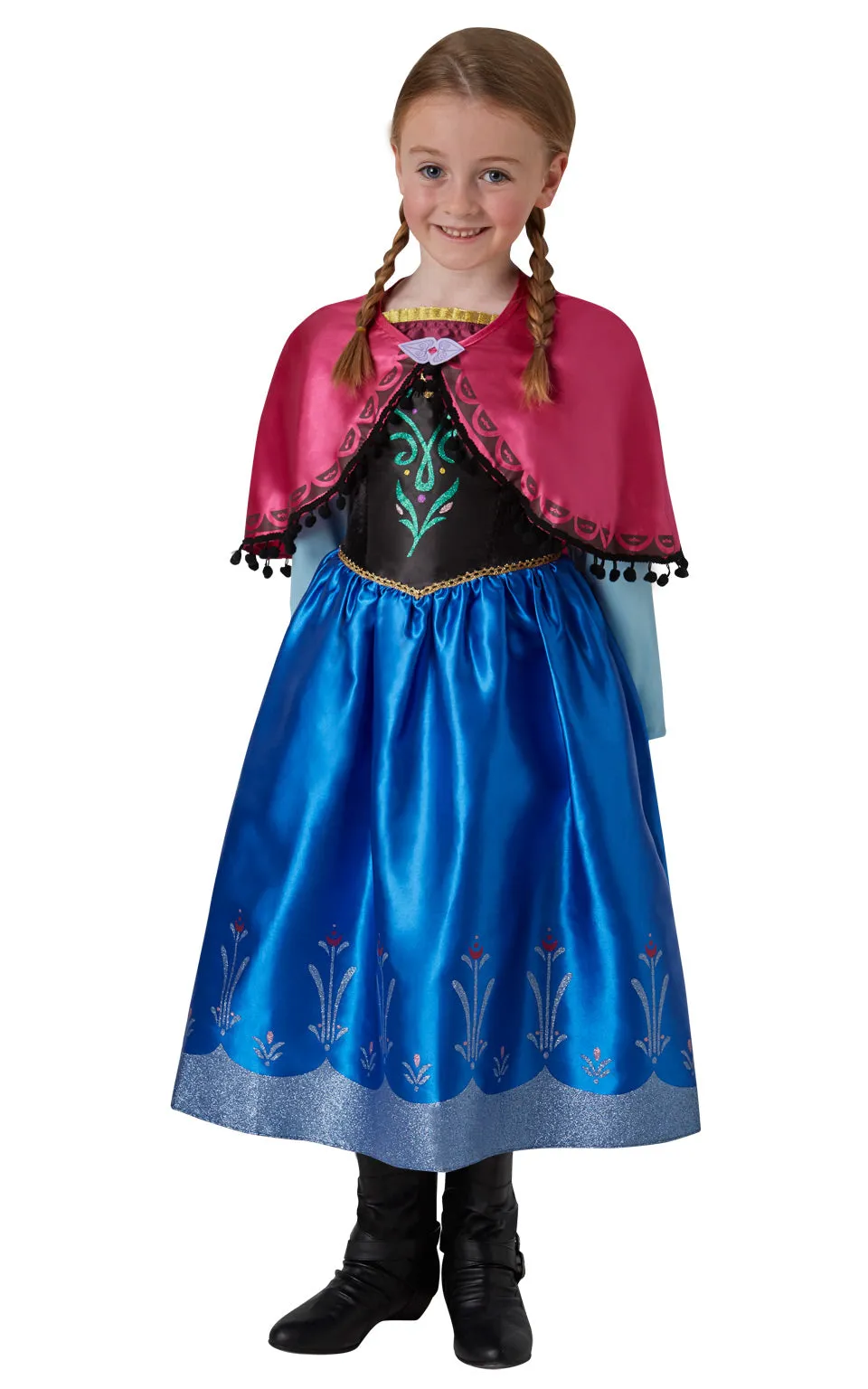 Girls Anna Ice Queen Disney Princess Costume