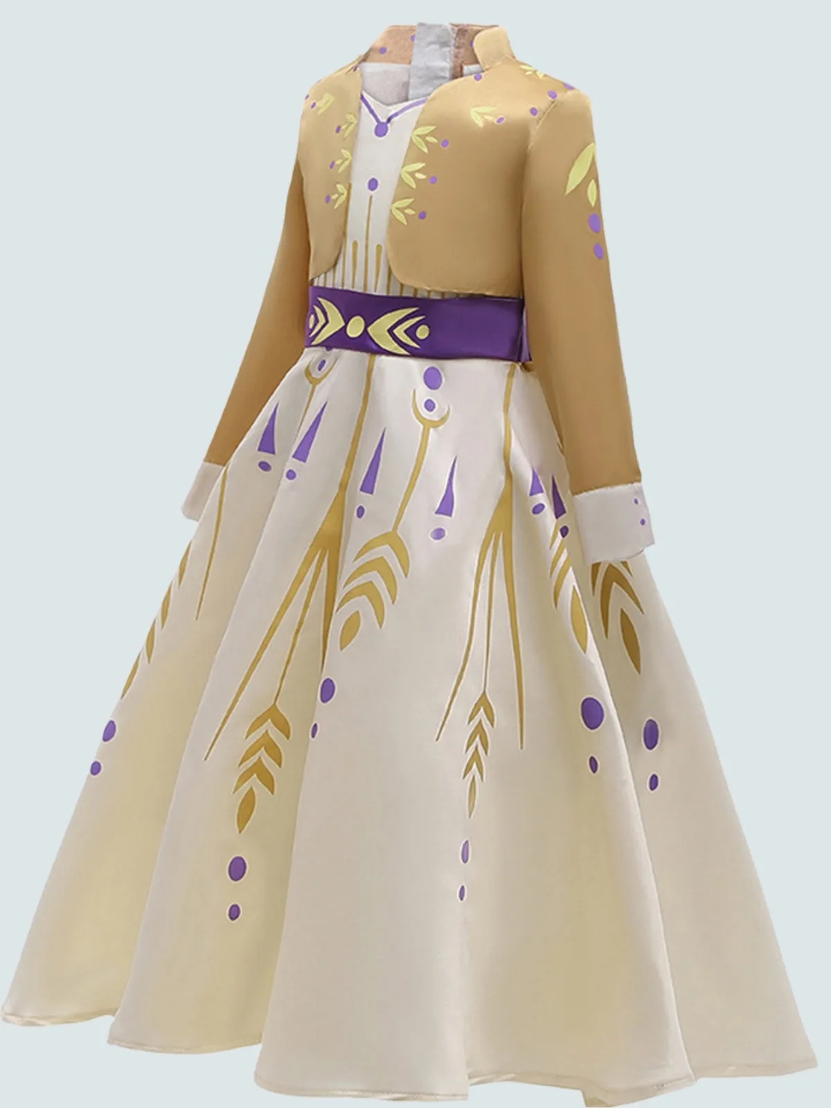 Girls Frozen Inspired Anna Costume Dress