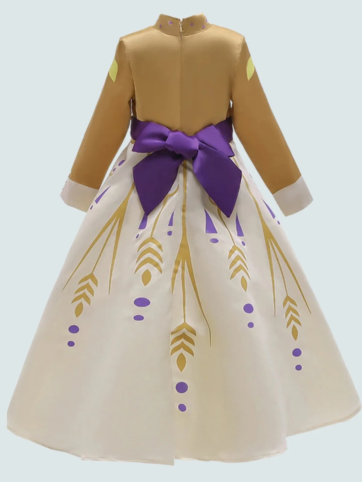 Girls Frozen Inspired Anna Costume Dress