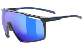 glasses Uvex MTN Perform - Black/Blue Matt Cat.2