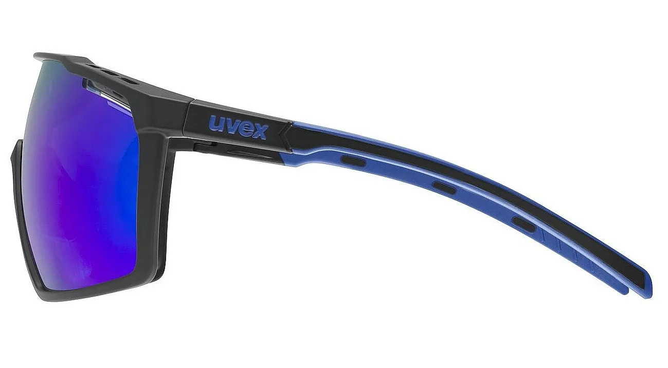 glasses Uvex MTN Perform - Black/Blue Matt Cat.2