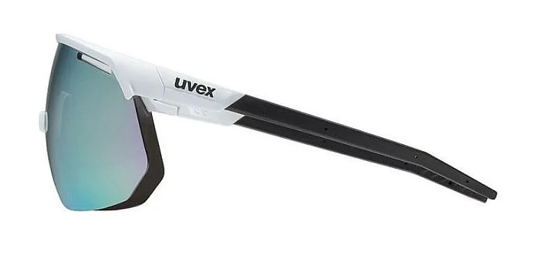 glasses Uvex Pace One - White Matt/Mirror Lavender