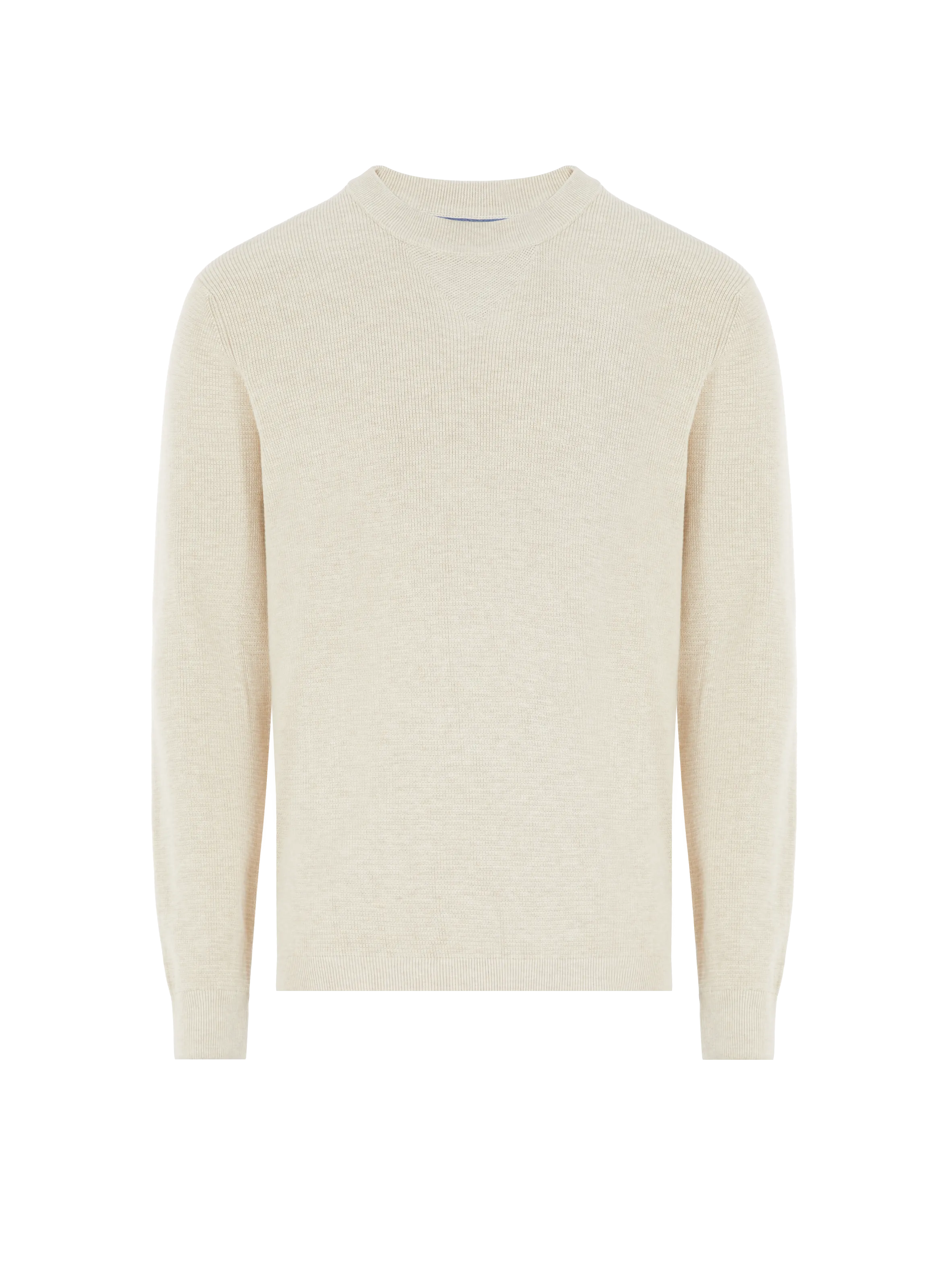 HACKETT  Cotton and linen jumper - Beige