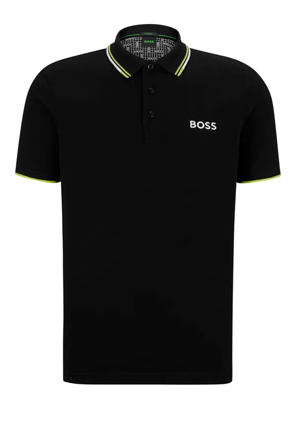 Hugo Boss Paddy Pro Contrast Polo Black