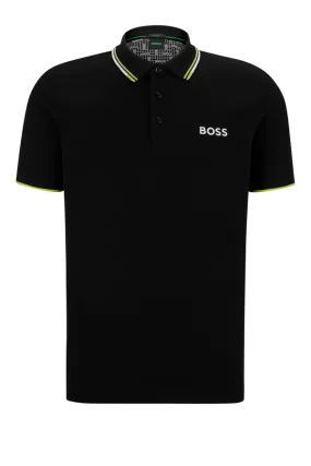 Hugo Boss Paddy Pro Contrast Polo Black