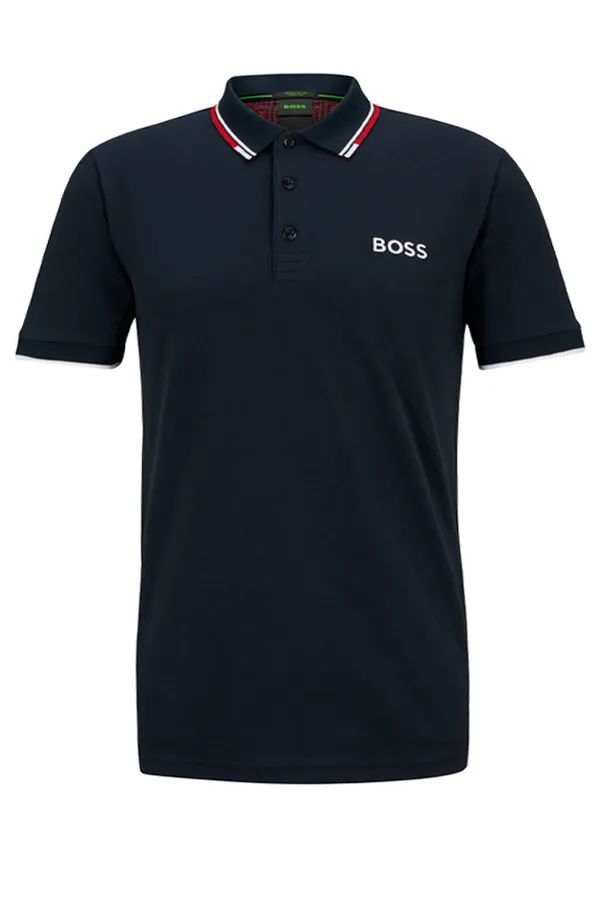 Hugo Boss Paddy Pro Contrast Polo Navy