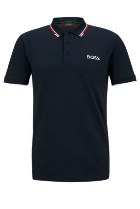 Hugo Boss Paddy Pro Contrast Polo Navy