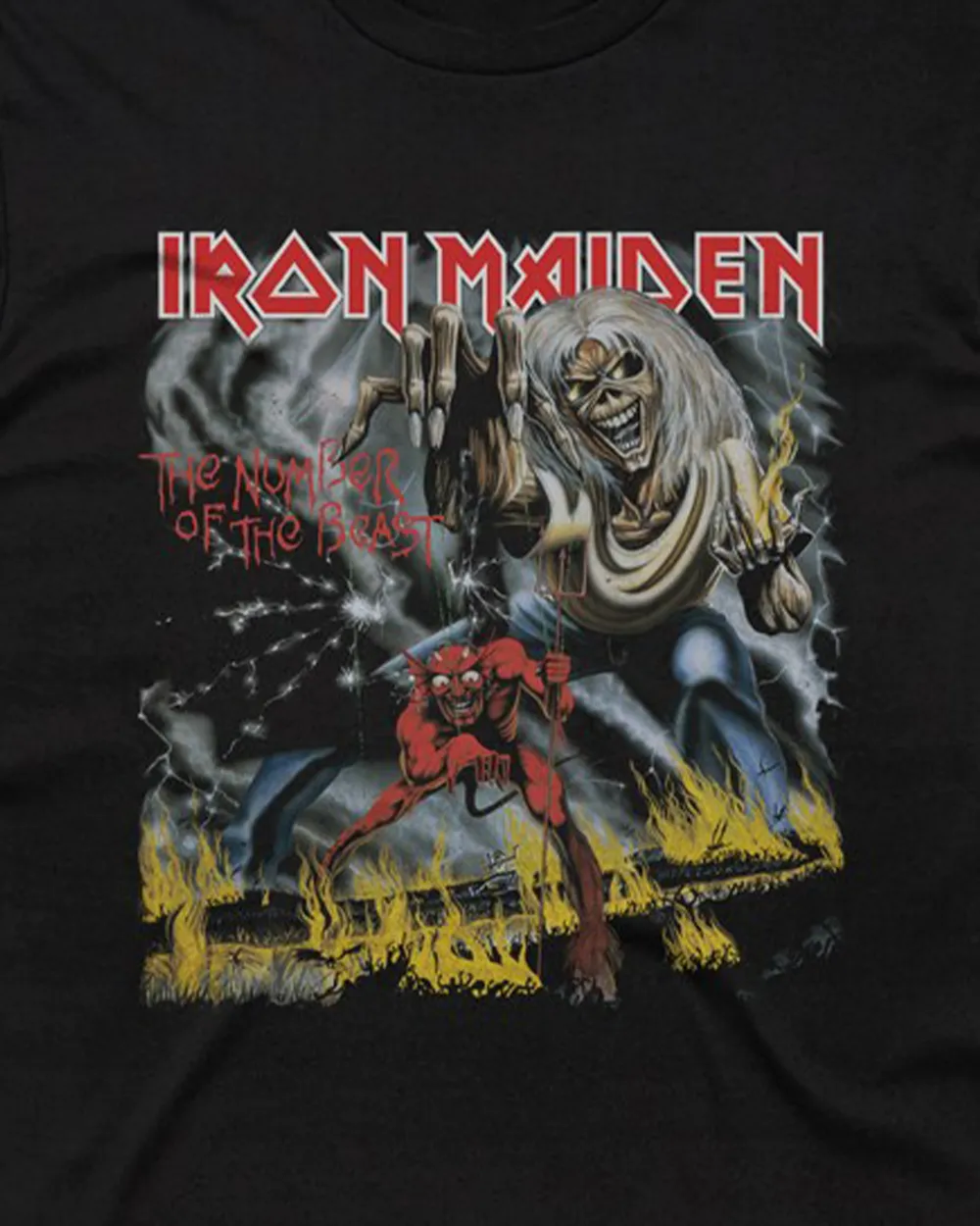 Iron Maiden - Number of the Beast Album T-Shirt