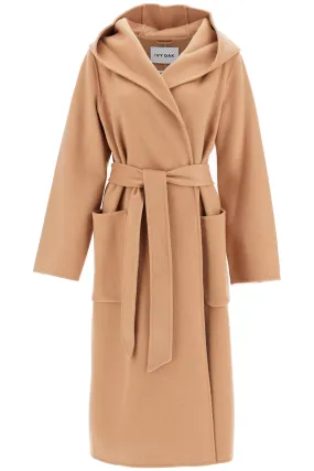 Ivy Oak Celia Edie Hooded Coat   Beige