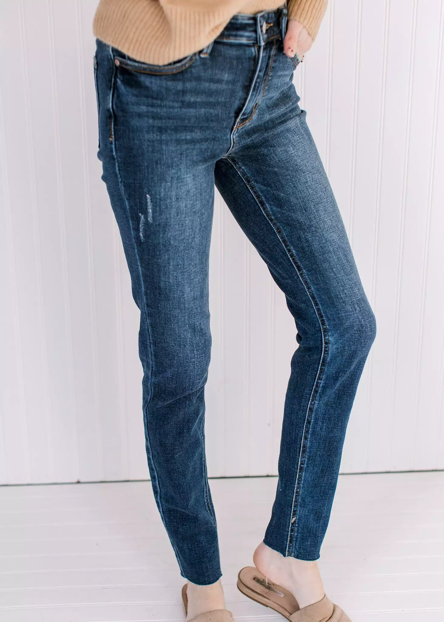 Judy Blue  Cut Your Hem Skinny Jeans