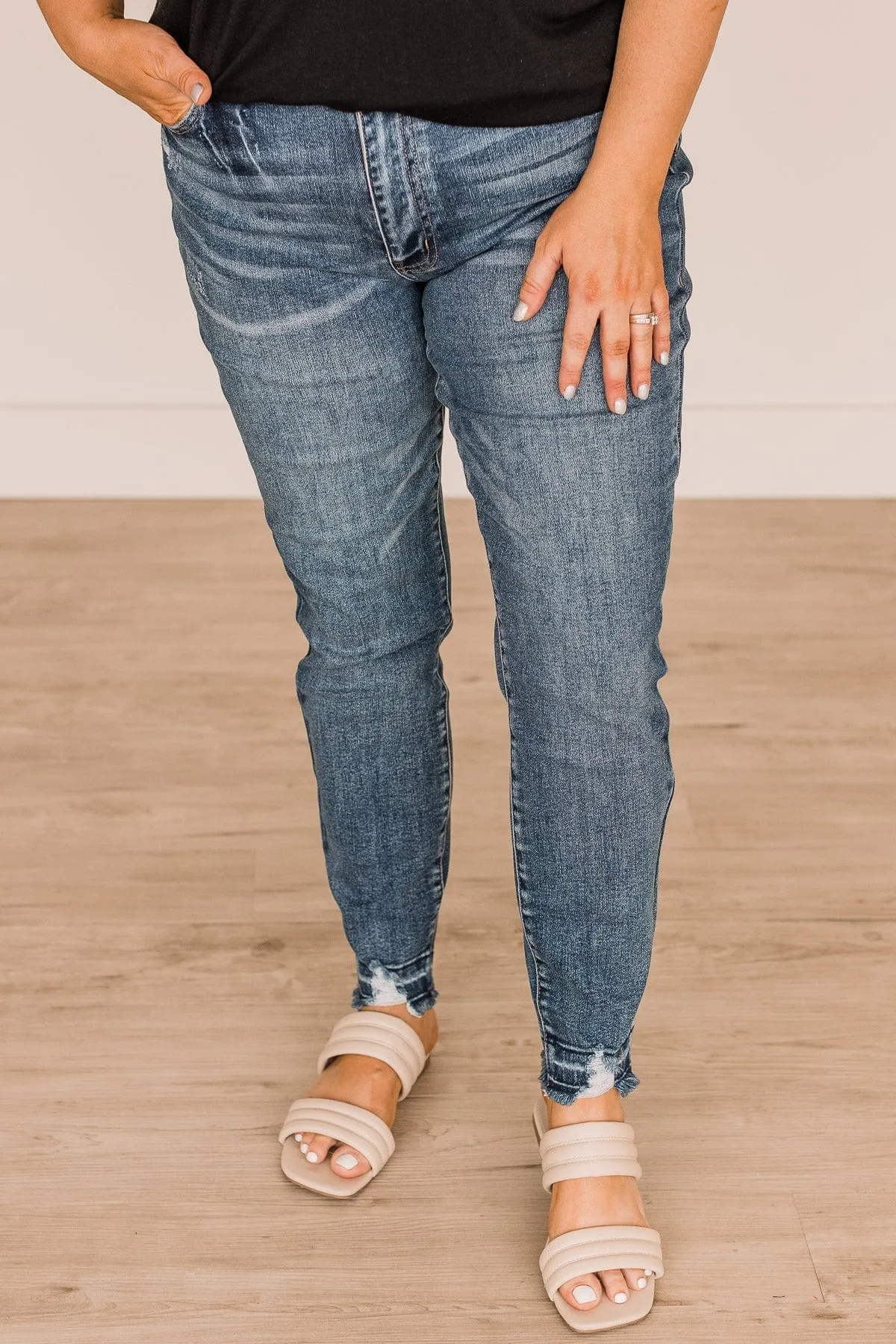 KanCan High-Rise Skinny Jeans- Catalina Wash