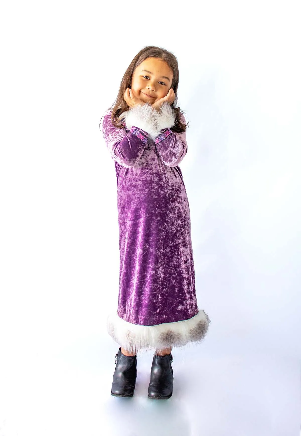 Kids Anna Sui Princess Halloween Costume - Lavender Multi