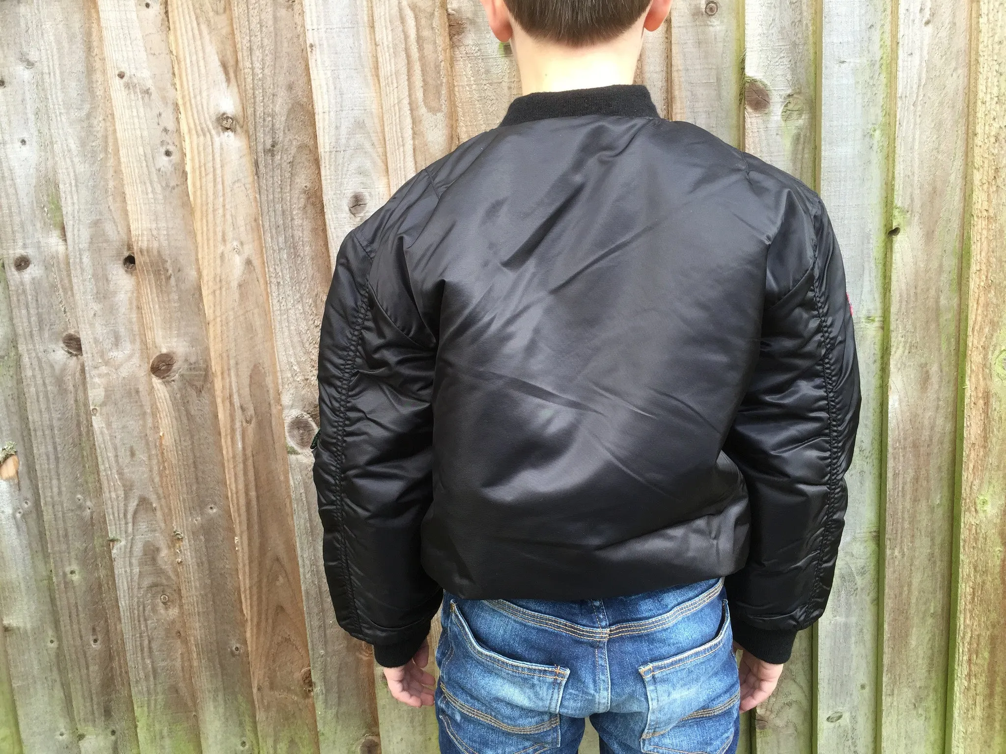 KIDS MA1 FLIGHT JACKET W/BADGE