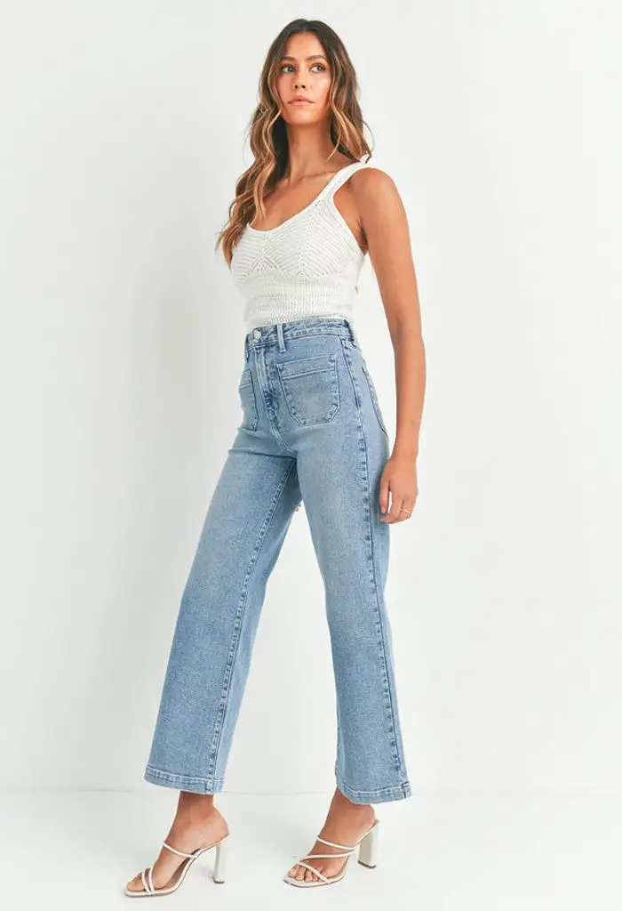 Kylie Wide Leg Jeans