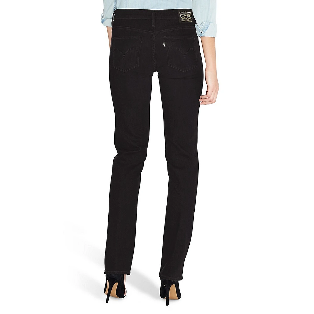 Levi's 314 Shaping Straight Jeans Soft Black