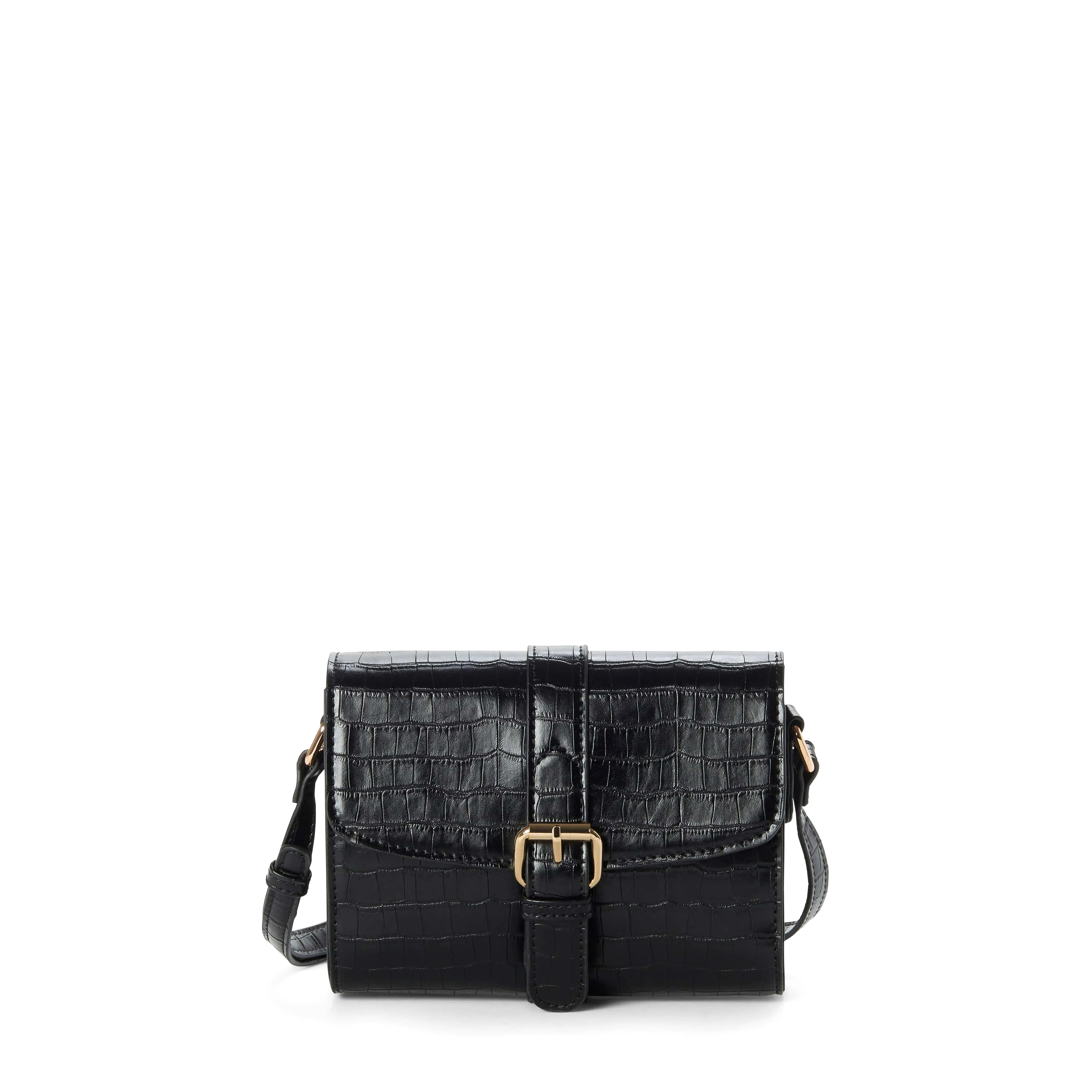 Lindsay II Croco Vegan Leather Crossbody | Multiple Colours