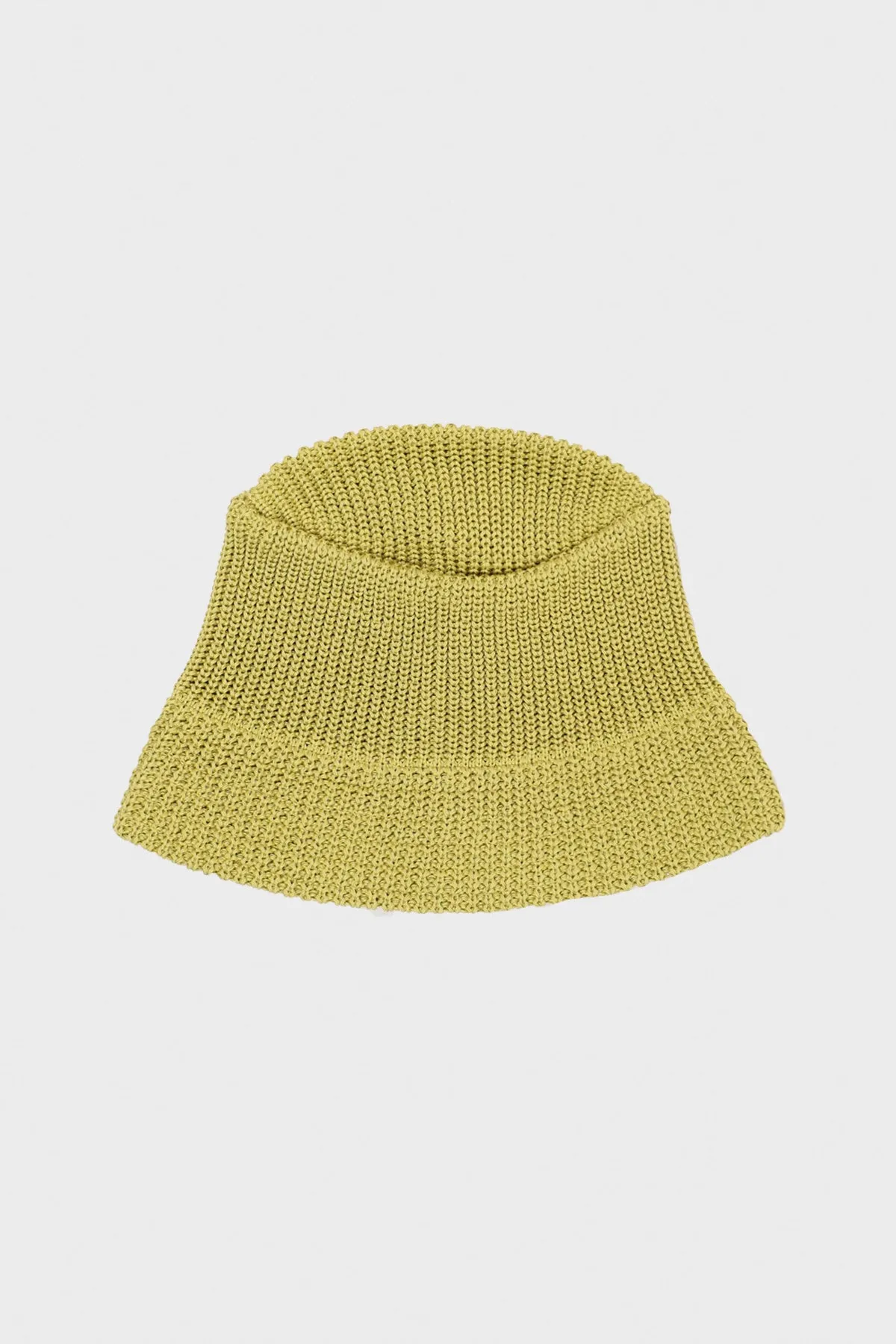 Linen-Like Finished Bucket Hat - Yellowgreen